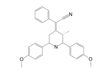 (Z)-[T(3)-METHYL-R(2),C(6)-BIS-(PARA-METHOXYPHENYL)-PIPERIDIN-4-YLIDENE]-(PHENYL)-ACETONITRILE;MINOR