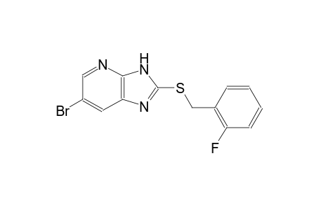6-bromo-2-[(2-fluorobenzyl)sulfanyl]-3H-imidazo[4,5-b]pyridine