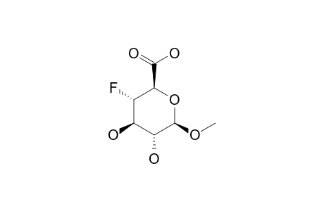 METHYL-4-DEOXY-4-FLUORO-BETA-D-GLUCOPYRANOSIDURONIC-ACID