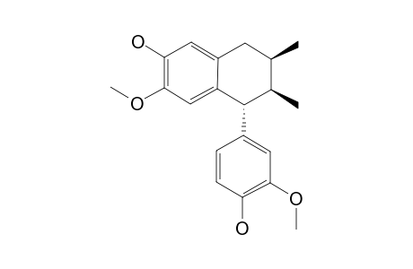 3,4'-DIHYDROXY-3',4-DIMETHOXY-6,7'-CYCLOLIGNAN