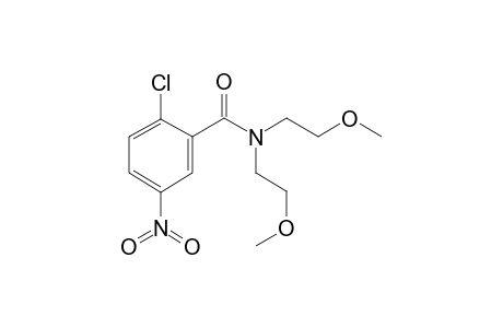 2-Chloro-N,N-bis(2-methoxyethyl)-5-nitrobenzamide