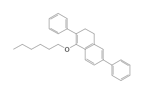 1-(Hexyloxy)-2,6-diphenyl-3,4-dihydronaphthalene