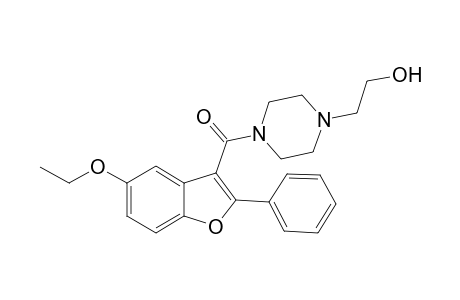 (5-ethoxy-2-phenyl-1-benzofuran-3-yl)-[4-(2-hydroxyethyl)piperazin-1-yl]methanone