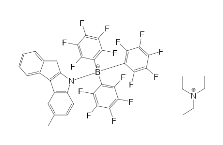 TRIETHYLAMMONIUM-[TRIS-(PENTAFLUOROPHENYL)]-(2-METHYL-5,6-DIHYDROINDENO-[2,1-B]-INDOL-5-YL)-BORATE