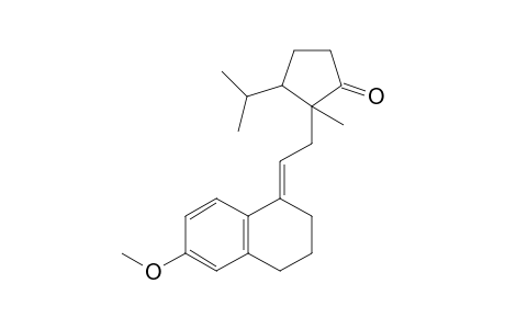 3-Isopropyl-2-[2-(6-methoxy-3,4-dihydro-2H-naphthalen-1-ylidene)ethyl]-2-methylcyclopentanone