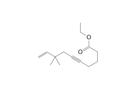 Ethyl 8,8-dimethyldec-9-en-5-ynoate