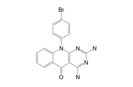 2,4-diamino-10-(4-bromophenyl)pyrimido[4,5-b]quinolin-5-one
