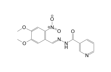 N'-[(E)-(4,5-dimethoxy-2-nitrophenyl)methylidene]nicotinohydrazide