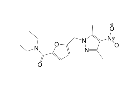 5-[(3,5-dimethyl-4-nitro-1H-pyrazol-1-yl)methyl]-N,N-diethyl-2-furamide