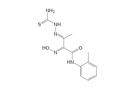 2,3-DIOXO-o-BUTYROTOLUIDIDE, 2-OXIME 3-(THIOSEMICARBAZONE)