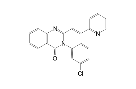 3-(3-chlorophenyl)-2-[(E)-2-(2-pyridinyl)ethenyl]-4(3H)-quinazolinone