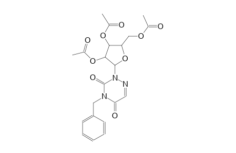 (2S,3S,4S)-2-(acetoxymethyl)-5-(4-benzyl-3,5-dioxo-4,5-dihydro-1,2,4-triazin-2(3H)-yl)tetrahydrofuran-3,4-diyl diacetate