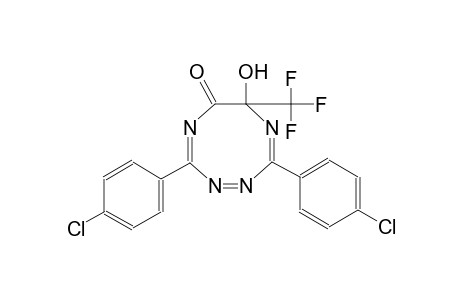 1,2,4,7-tetrazocin-5(6H)-one, 3,8-bis(4-chlorophenyl)-6-hydroxy-6-(trifluoromethyl)-