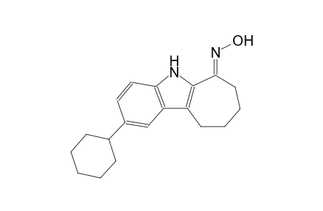 (6E)-2-cyclohexyl-7,8,9,10-tetrahydrocyclohepta[b]indol-6(5H)-one oxime