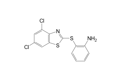 2-[(o-aminophenyl)thio]-4,6-dichlorobenzenzothiazole
