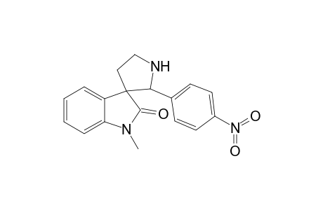 Indol-2(3H)-one, 1-methyl-3,3'-spiro-[2-(4-nitrophenyl)pyrrolidine]-