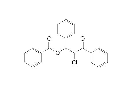 [2-Chloro-2-benzoyl-1-phenylethyl] benzoate