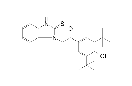 1-(3,5-ditert-butyl-4-hydroxyphenyl)-2-(2-thioxo-2,3-dihydro-1H-benzimidazol-1-yl)ethanone