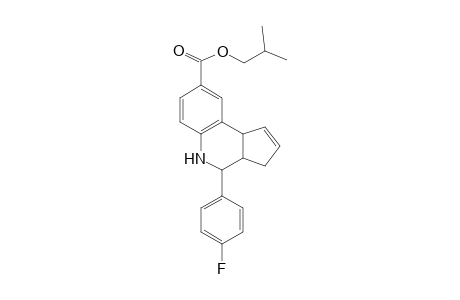 2-Methylpropyl 4-(4-fluorophenyl)-3a,4,5,9b-tetrahydro-3H-cyclopenta[c]quinoline-8-carboxylate