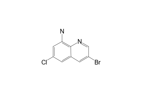 3-BrOMO-6-CHLORO-8-AMINOQUINOLINE