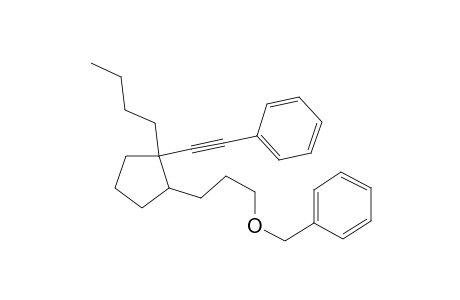 ({(1RS,2RS)-2-[3-(Benzyloxy)propyl]-1-butylcyclopentyl}ethynyl)benzene