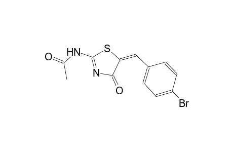 N-[(5E)-5-(4-bromobenzylidene)-4-oxo-4,5-dihydro-1,3-thiazol-2-yl]acetamide