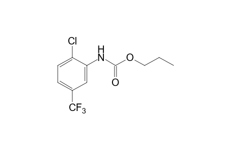 2-chloro-5-(trifluoromethyl)carbanilic acid, propyl ester
