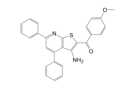 (3-amino-4,6-diphenylthieno[2,3-b]pyridin-2-yl)(4-methoxyphenyl)methanone