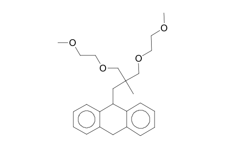 Anthracene, 9,10-dihydro-9-[2,2-bis(2-methoxyethoxymethyl)propyl]-