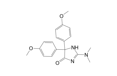 2-(dimethylamino)-4,4-bis(4-methoxyphenyl)-1H-imidazol-5-one