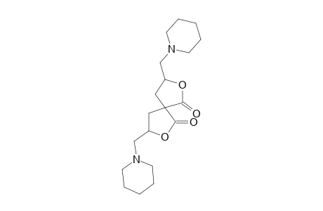 3,8-bis(piperidinomethyl)-2,7-dioxaspiro[4.4]nonane-1,6-dione