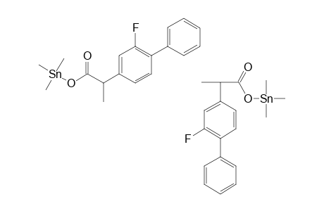 TRIMETHYL-[2-(2-FLUORO-4-BIPHENYL)-PROPANOYL]-STANNANE