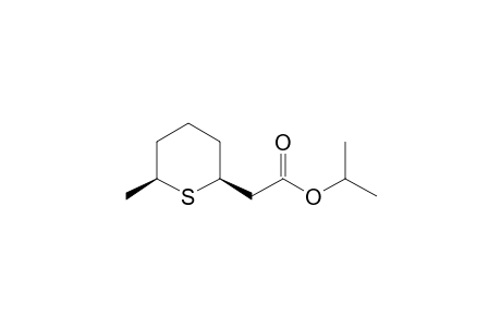 Propan-2-yl (cis-6-methyltetrahydrothiopyran-2-yl)acetate