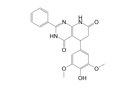 5-(4-hydroxy-3,5-dimethoxyphenyl)-2-phenyl-5,8-dihydropyrido[2,3-d]pyrimidine-4,7(3H,6H)-dione