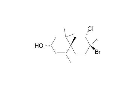 (3R,6R,8S,9S)-9-Bromo-8-chloro-1,5,5,9-tetramethylspiro[5.5]undec-1-en-3-ol