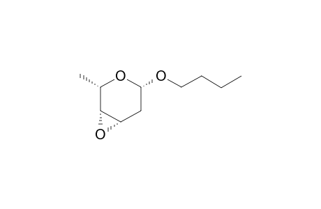 n-Butyl 3,4-Anhydro-2,6-dideoxy.beta.,DL-lyxo-hexopyranoside