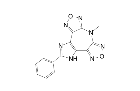7-Methyl-2-phenyl-1H,7H-imidazo[4,5-d]bisfurazano[3,4-b:3',4'-f]azepine