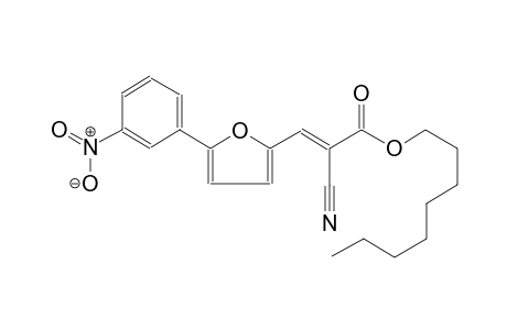 2-propenoic acid, 2-cyano-3-[5-(3-nitrophenyl)-2-furanyl]-, octylester, (2E)-