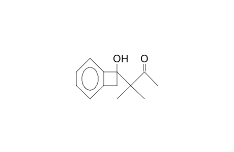 3-(1'-Hydroxy-1',2'-dihydro-benzocyclobuten-1'-yl)-3-methyl-butan-2-one