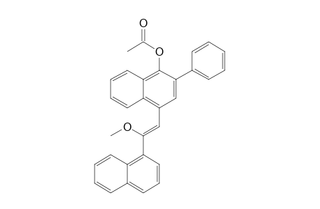 (Z)-4-[2'-(1"-Naphthyl)-2'-methoxyethenyl]-1-acetoxy-2-phenylnaphthalene