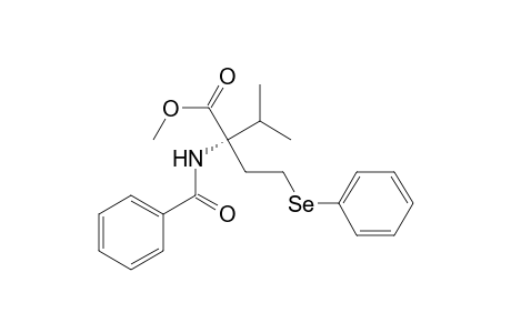 Methyl N-Benzoyl-2-[2'-(phenylseleno)ethyl]valinate