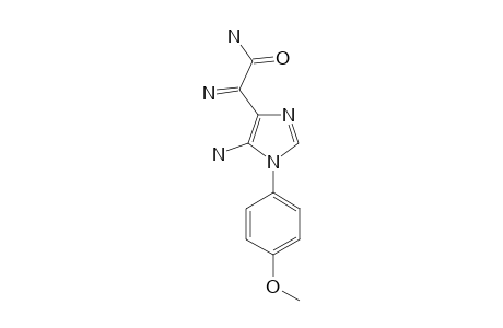 5-AMINO-4-(CARBAMOYLFORMIMIDOYL)-1-(4-METHOXYPHENYL)-IMIDAZOLE