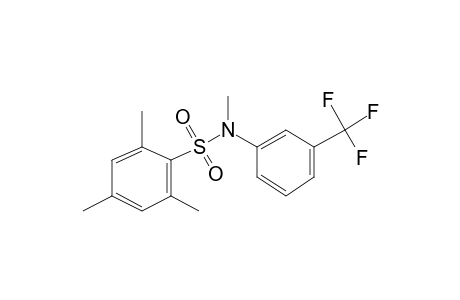 2,4,6-Trimethyl-N-[3-(trifluoromethyl)phenyl]benzenesulfonamide, N-methyl