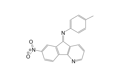 4-methyl-N-[(5Z)-7-nitro-5H-indeno[1,2-b]pyridin-5-ylidene]aniline