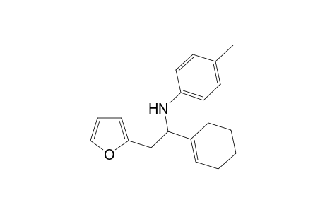N-(p-Tolyl)-1-(2'-furanyl)-2-(1"-cyclohexenyl)ethyl-2-amine