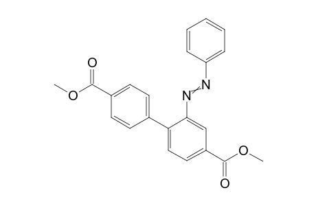 Dimethyl-2-(phenyldiazenyl)-[1,1'-biphenyl]-4,4'-dicarboxylate