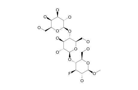 METHYL-O-beta-D-GALAKTOPYRANOSYL-(1->4)-O-beta-D-GLUCOPYRANOYL-(1->4)-O-3-DEOXY-3-FLUORO-beta-D-GLUCOPYRANOSIDE