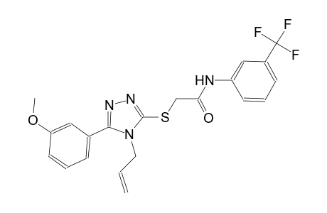 2-{[4-allyl-5-(3-methoxyphenyl)-4H-1,2,4-triazol-3-yl]sulfanyl}-N-[3-(trifluoromethyl)phenyl]acetamide