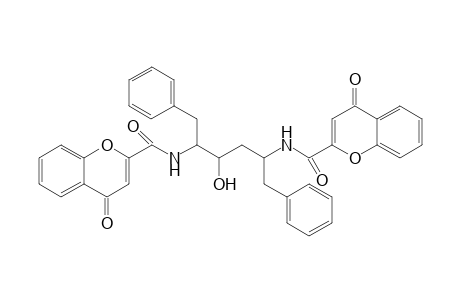 2,5-bis(Benzopyran-4'-one-2'-carbamoyl)-3-hydroxy-1,6-diphenylhexane