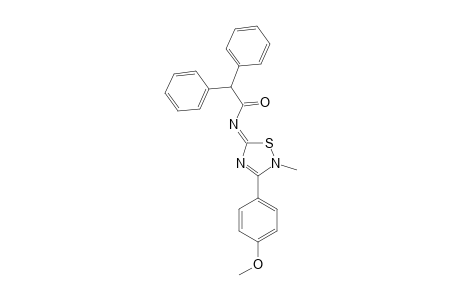 5-DIPHENYLACETYLIMINO-3-(PARA-METHOXY-PHENYL)-2-METHYL-DELTA(3)-1,2,4-THIADIAZOLINE